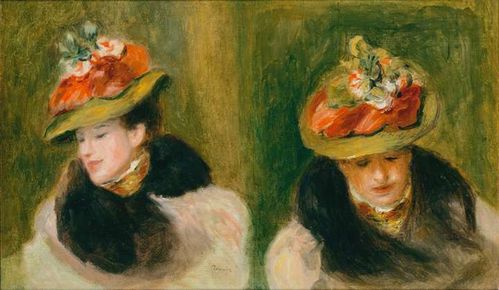 Double portrait de Jeanne Baudot