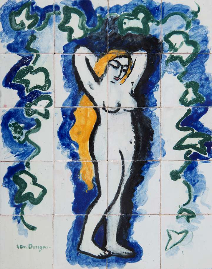 Femme nue au lierre