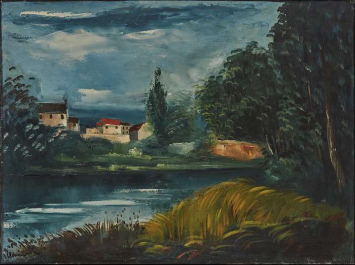 Paysage au bord de l'eau