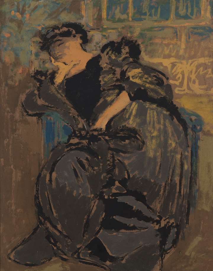 Madame Hessel somnolant