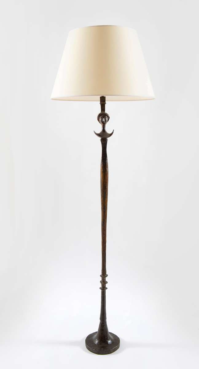 Lampadaire modèle dit "Tête de femme" ou "Figure"