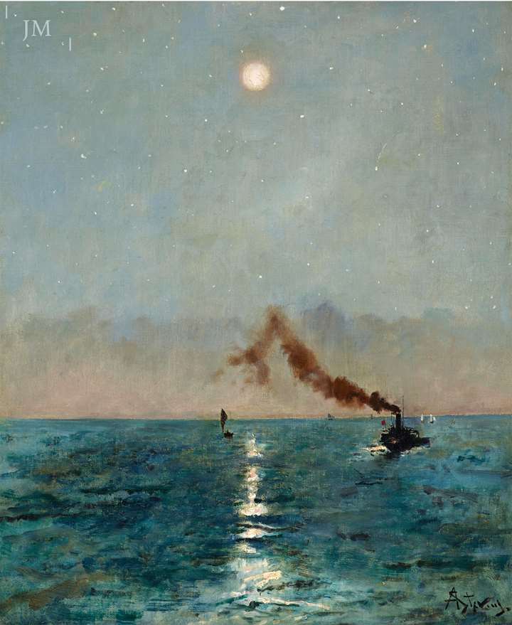 Vapeur au clair de lune
