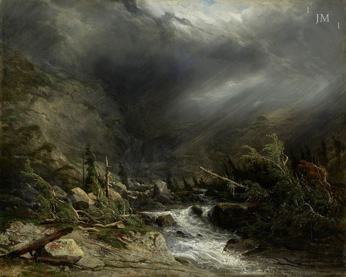 Alexandre Calame - After the storm: Grimsel Pass, Berner Oberland, Switzerland | MasterArt