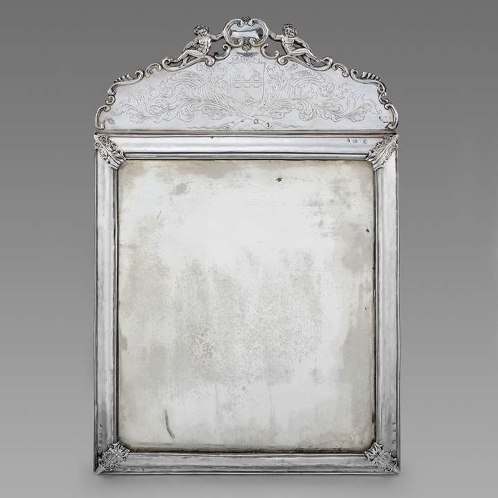 A Charles II  Easel Mirror