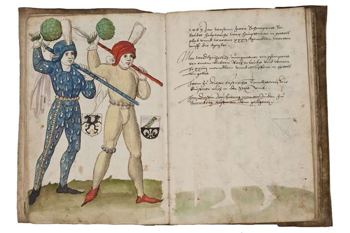 SCHEMBART ("hiding beard") CARNIVAL BOOK