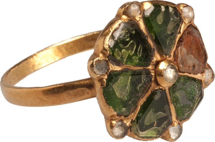 Italian Glass Decorative Ring