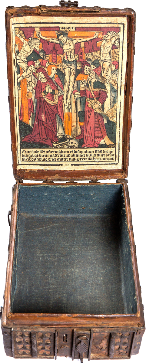Coffret Woodcut Crucifixion with Two Thieves