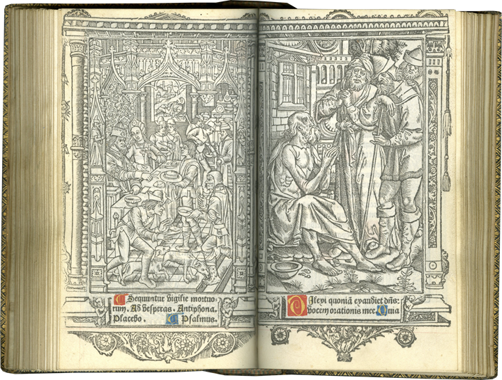 Classic Uncolored Printed Book of Hours by an Important Early Printer