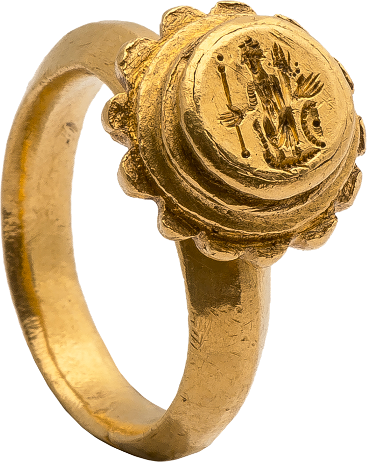 Gold Ring with Personification of Constantinople