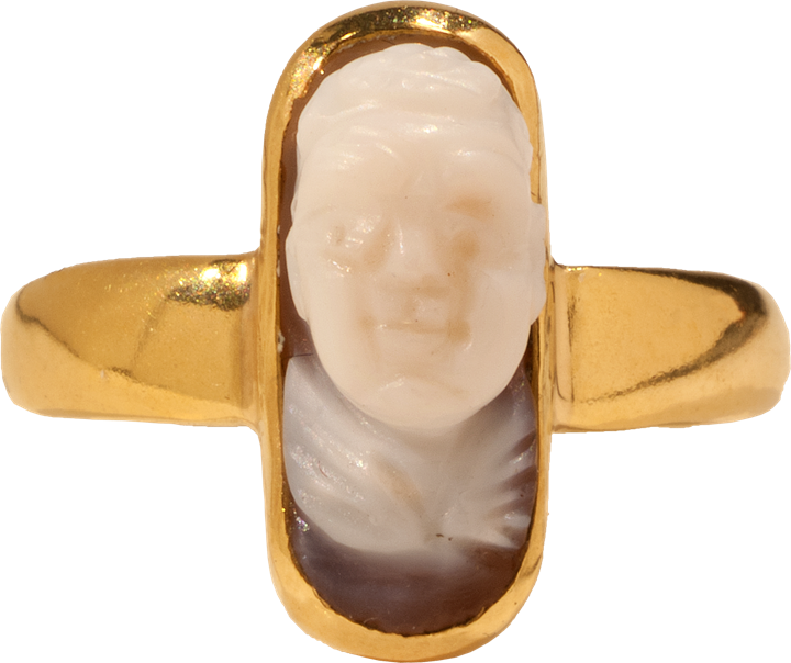 Cupid Cameo Ring