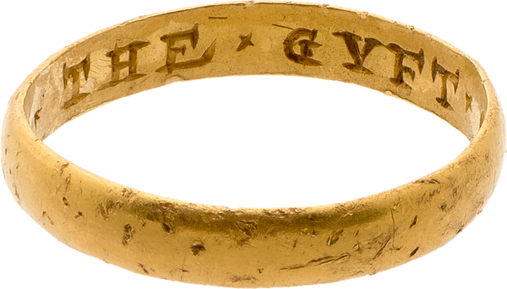 Posy Ring, "The GYFT OF A FRIND"