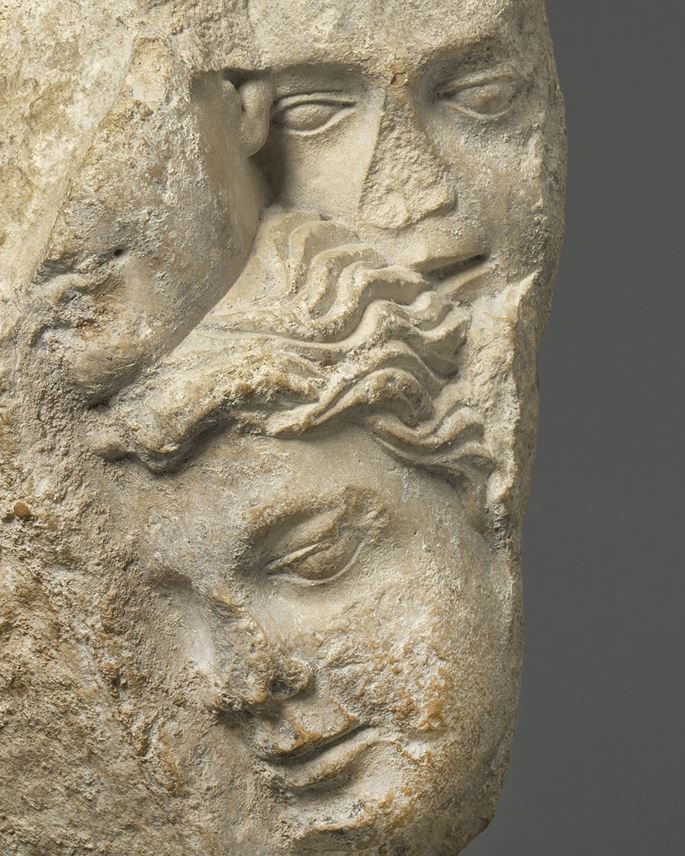 Relief with Group of Faces | MasterArt