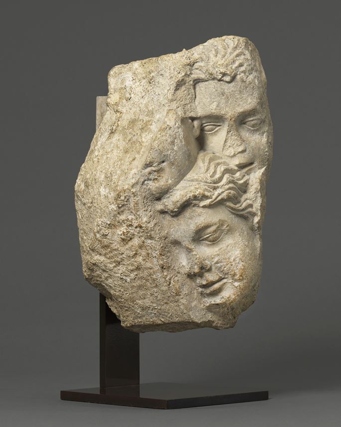 Relief with Group of Faces | MasterArt