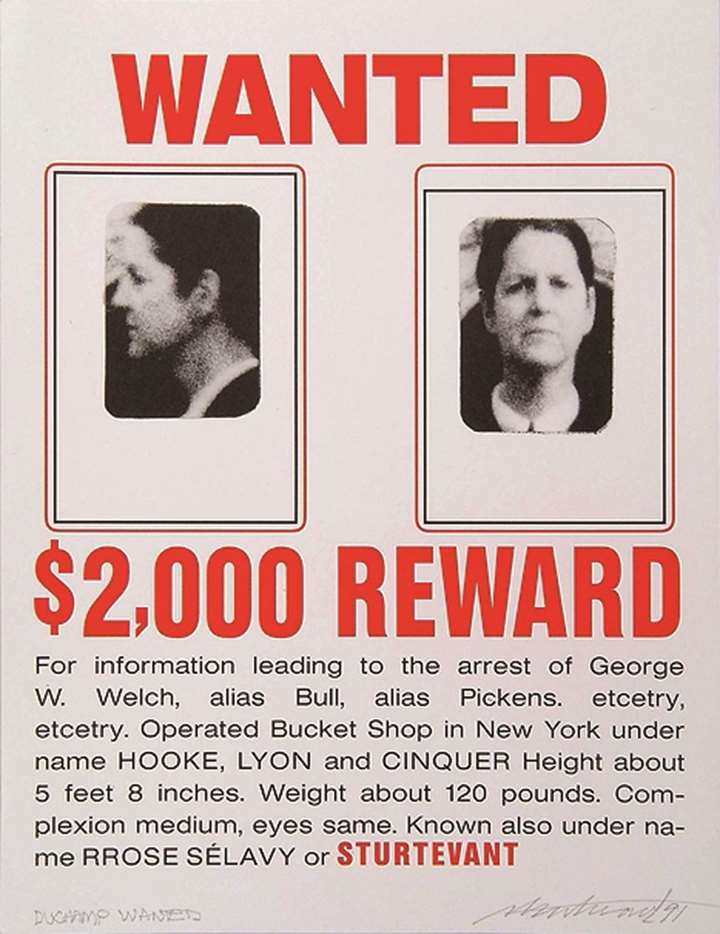 Duchamp Wanted, 1941