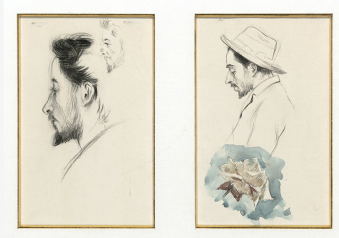 Henri Evenepoel - Portretstudies van een man | MasterArt