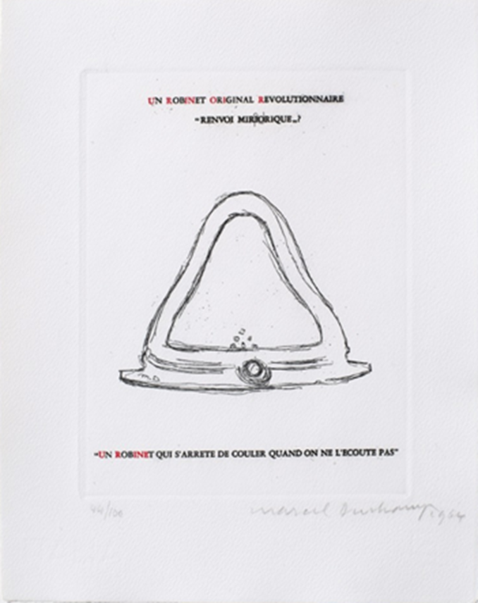 Marcel Duchamp - Un robinet, 1964 | MasterArt