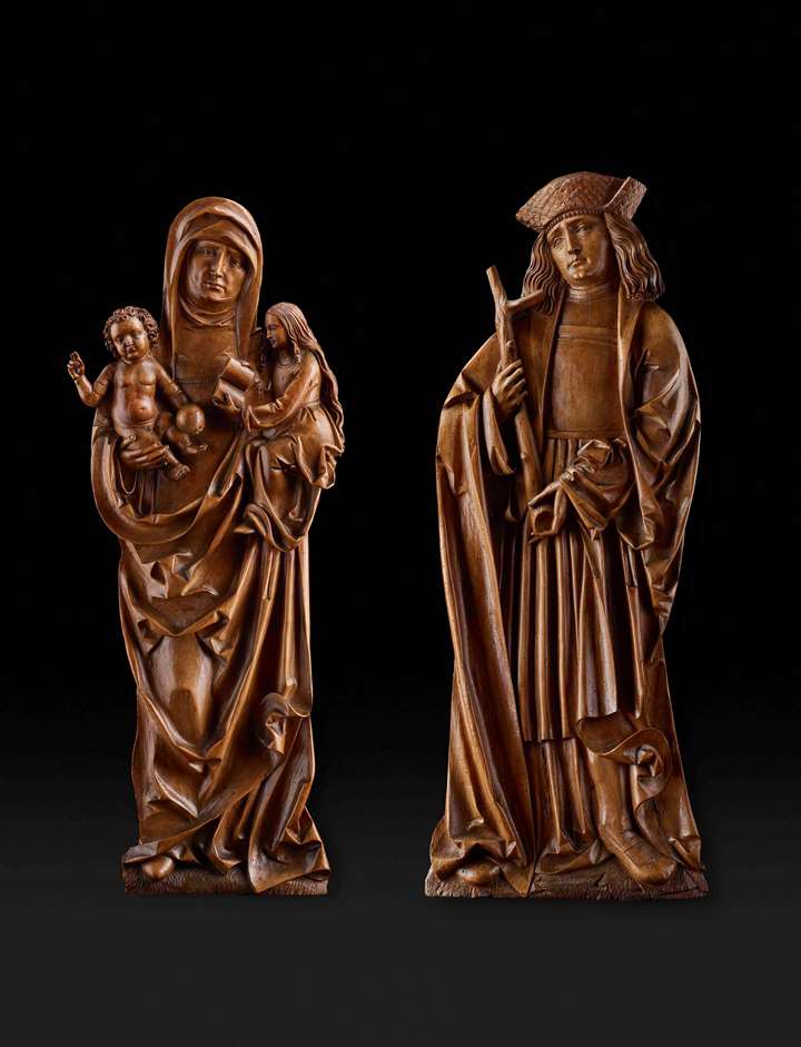 Virgin and Child with Saint Anne and Saint Agathius