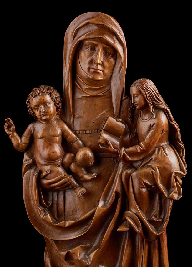 Tilmann Riemenschneider - Virgin and Child with Saint Anne and Saint Agathius | MasterArt