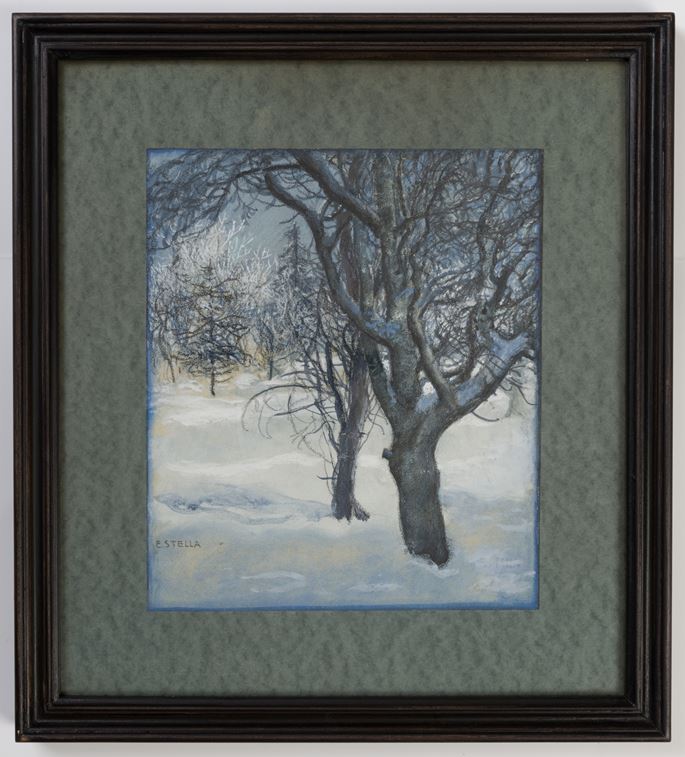 Eduard STELLA - Wooded Landscape in Winter | MasterArt