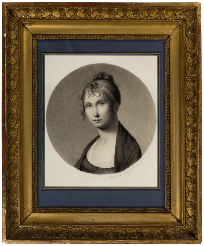 Auguste-Gaspard-Louis BOUCHER-DESNOYERS - Portrait of Anne-Adrienne Lévêque | MasterArt