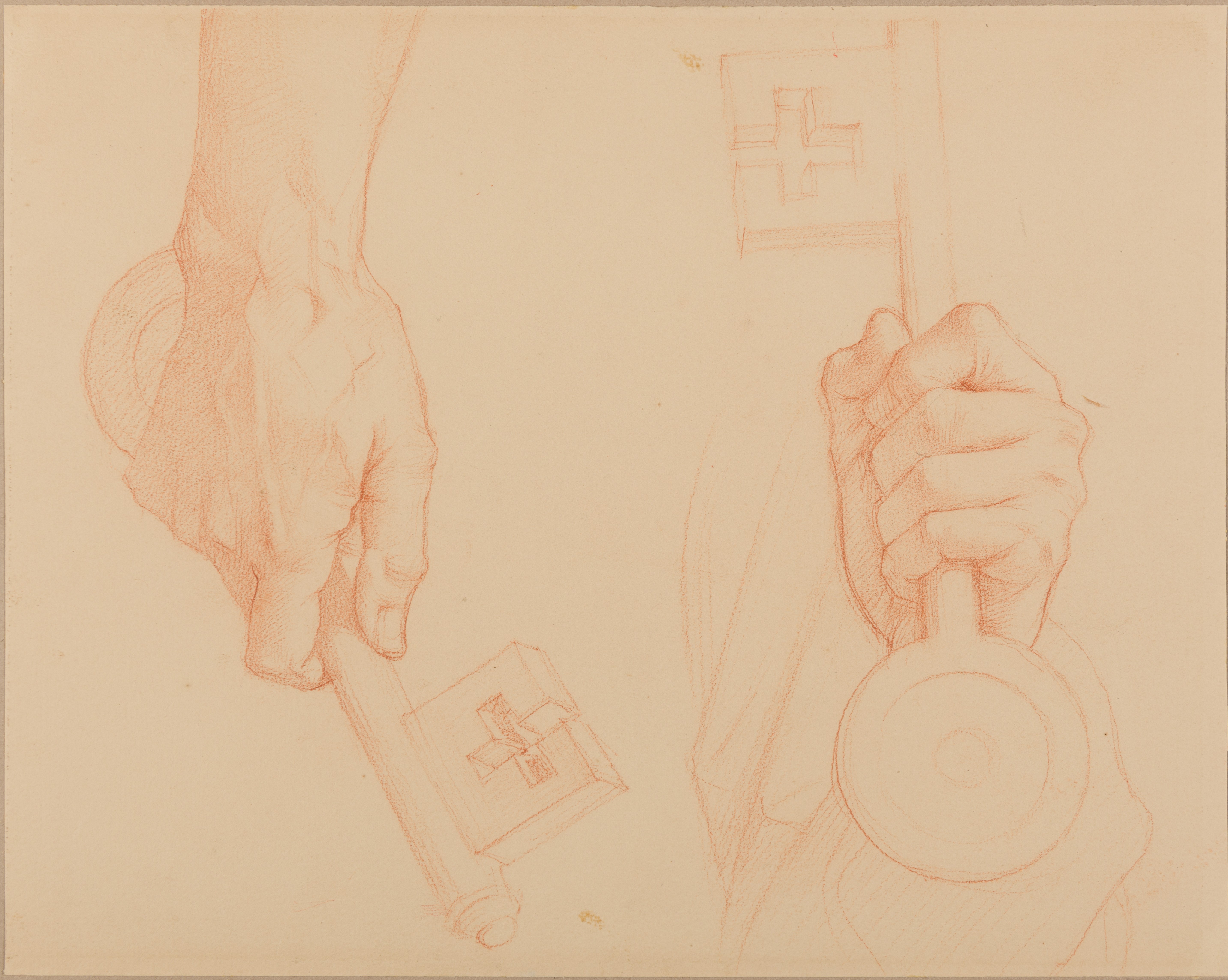 Savinien Petit Two Hands Holding Keys Masterart