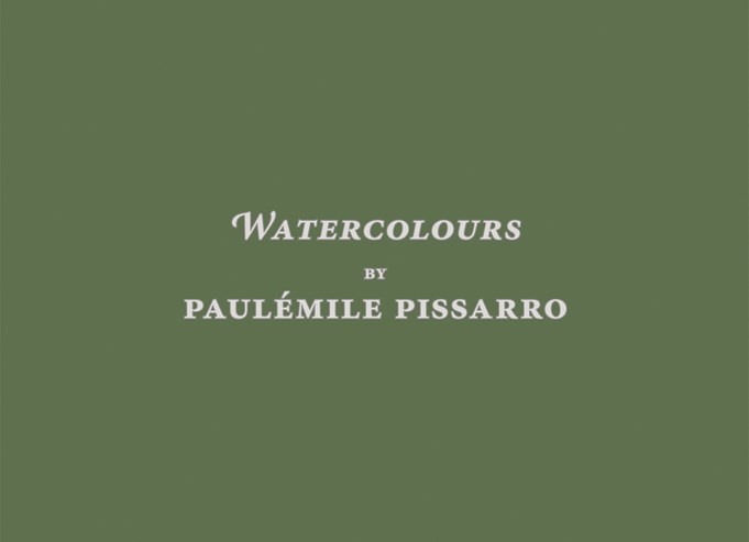 Watercolours by Paulémile Pissarro