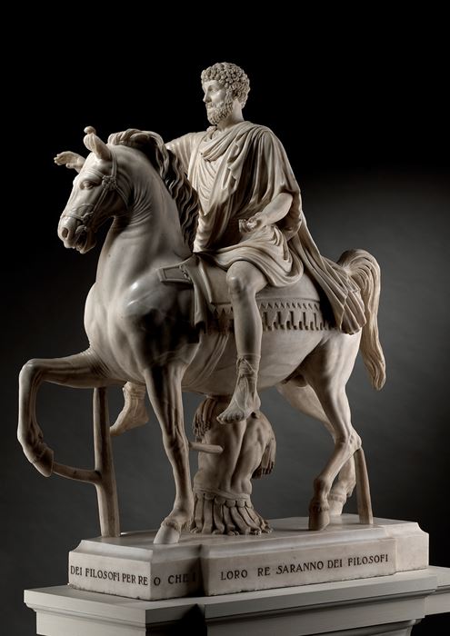 Equestrian Monument of Emperor Marcus Aurelius (121 – 180 A.D.), after ...