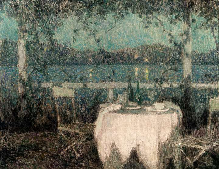 La Table sur la terrasse au clair de lune, Villafranche-sur-Mer