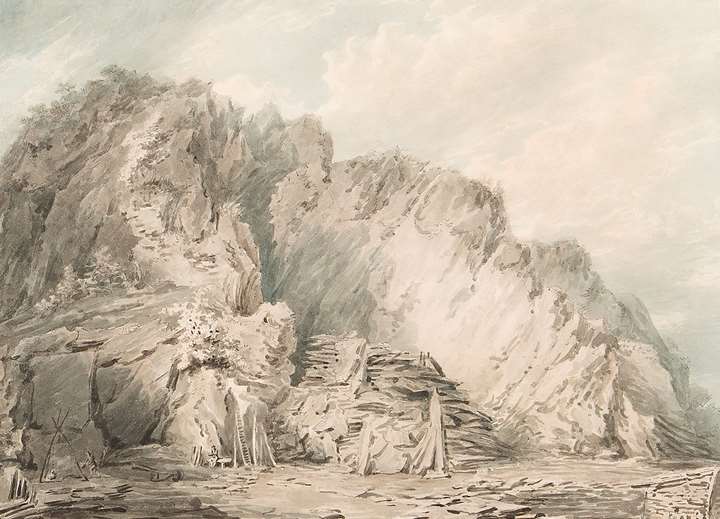 A Slate Quarry in Wales