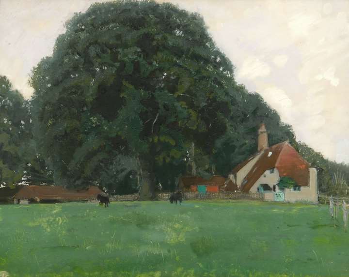 Farm House and Trees, Brittenden