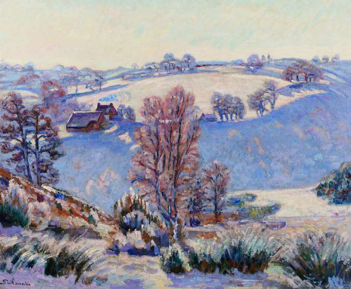 Gelée blanche à Crozant