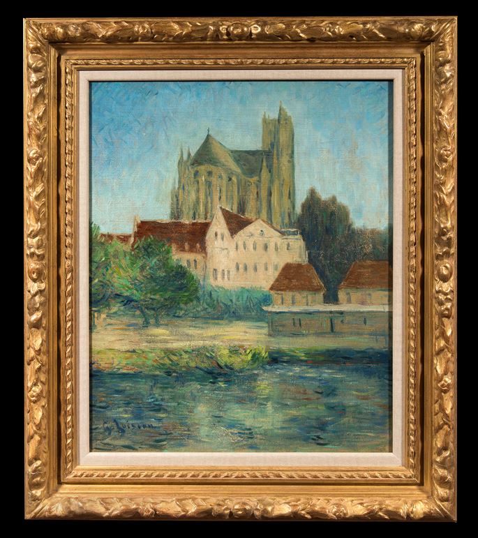 Gustave Loiseau - La Cathédrale d&#39;Auxerre | MasterArt