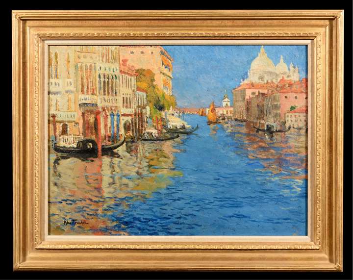 Venise, la Pointe de la Douane Vue du Grand Canal