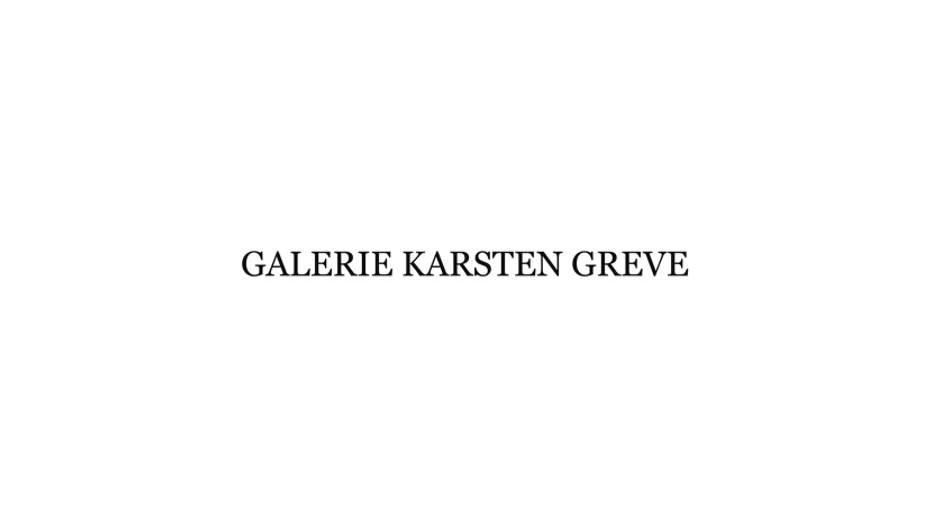 Galerie Karsten Greve